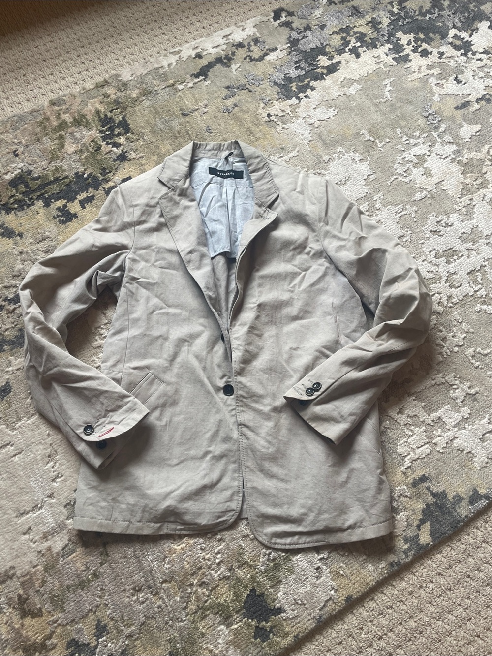Bespoke  Men’s Light Beige blazer Jacket